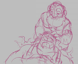 (WIP) Dwarf and Orc Love (WIP) Dwarf and Orc Love