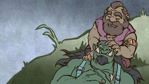 Dwarf and Orc Love