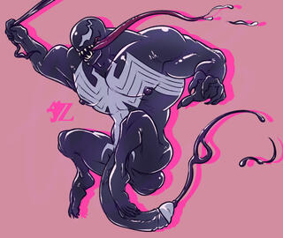 (Fanart; Sketch) Venom and His 19 Inches