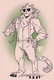 (Fanart; Sketch) Jin Qiu Casual (Dislyte)