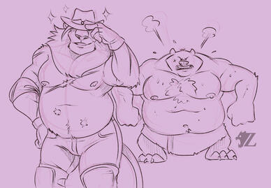 Zeiros Steals Waffle&#39;s Gear (wafflethekodiak; Bluesky)
