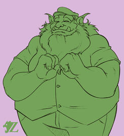 (Sketch) Uncle Bog Is Happy