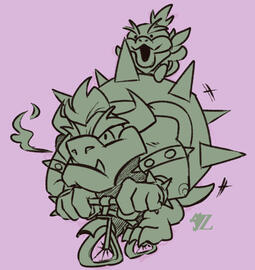 (Sketch) Bowz on Small Bike (Sketch) Bowz on Small Bike
