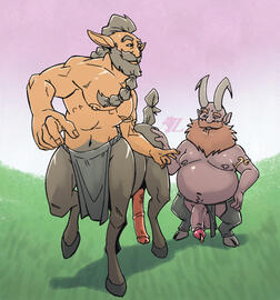 The Satyr and the Centaur The Satyr and the Centaur
