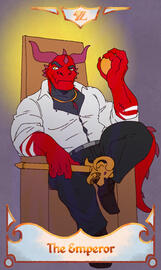 (Tarot Project) Vermillion, the Emperor (Tarot Project) Vermillion, the Emperor