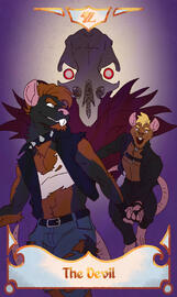 (Tarot Project) Gnaver and Norman, the Devil (Tarot Project) Gnaver and Norman, the Devil