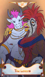 (Tarot Project) Vien and Zaera, the Lovers (Tarot Project) Vien and Zaera, the Lovers