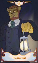 (Tarot Project) Rufus, the Hermit (Tarot Project) Rufus, the Hermit