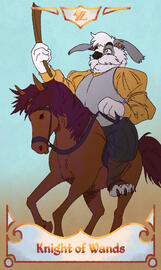 (Tarot Project) Barnaby, the Knight of Wands (Tarot Project) Barnaby, the Knight of Wands