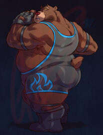 Waffle in Zeiros's Singlet Waffle in Zeiros's Singlet