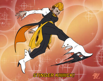 Stinger Kick! Stinger Kick!