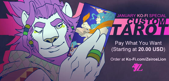 January Ko-Fi Special: Custom Tarot January Ko-Fi Special: Custom Tarot