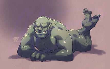 Orc Pinup