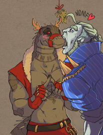 (Fanart) It's a Wolf Kiss! (Dislyte; @Zinthings) (Fanart) It's a Wolf Kiss! (Dislyte; @Zinthings)