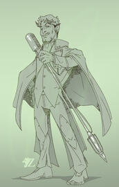 (Fanart; Sketch) Batlin (Metaphor Re Fantazio) (Fanart; Sketch) Batlin (Metaphor Re Fantazio)