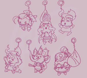 (Sketch) Keychains (Sketch) Keychains