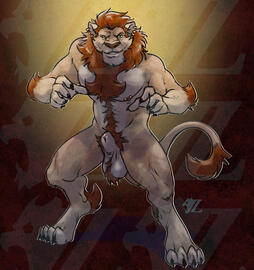 (Commission) Rexoroth Wrestling (Nude)