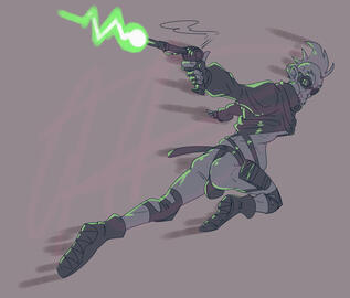(Sketch) The Old Gunslinger Shoots His Shot (Sketch) The Old Gunslinger Shoots His Shot