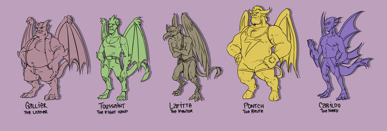 (Sketch) The NOLA Gargs (Sketch) The NOLA Gargs