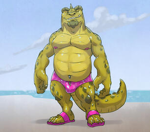 (Fanart) Krom in Summer (Rimba Racer) (Fanart) Krom in Summer (Rimba Racer)