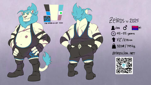 Zeiros Lion Ref Sheet v.2025 Singlet Zeiros Lion Ref Sheet v.2025 Singlet