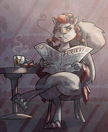 (Commission) Salty Squirrel in the Morning