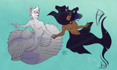 (Mermay) Tari and Aze (Mermay) Tari and Aze