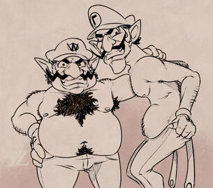 Just Wario and Waluigi Being Wa-bros