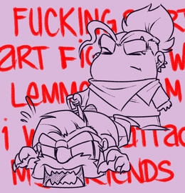 (Sketch) Human Zei Gets Feral for Art FIght (Sketch) Human Zei Gets Feral for Art FIght