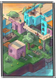 (Collab) Isometric Village (with Zinthings)