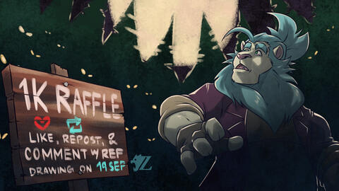Bluesky 1K Follower Raffle (SFW) Bluesky 1K Follower Raffle (SFW)
