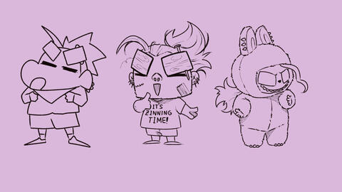 (Sketch) Zin Getting Cursed