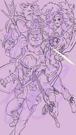 (WIP) Modern-day &quot;The Legend of Zelda&quot; Cover Concept