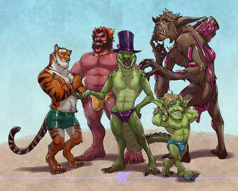 "Once upon a Witchlight" Group Pinup "Once upon a Witchlight" Group Pinup