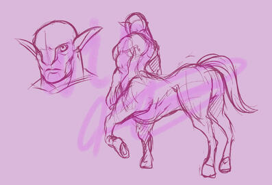 (Sketch) Centaur Study (Sketch) Centaur Study