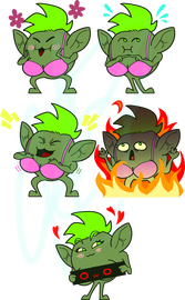 (Commission) Goblin Emotes