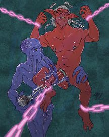 (Fanart) Blurg and Omeluum Getting Ingredients