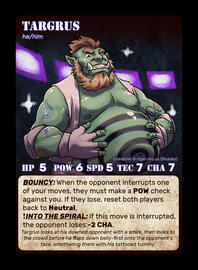 (Orctober 2025 Card Game) Targrus