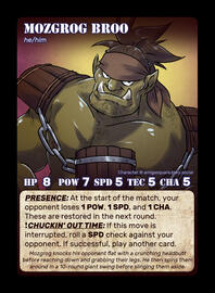 (Orctober Card Game) Mozgrog Broo