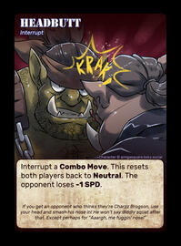 (Orctober Card Game) Headbutt