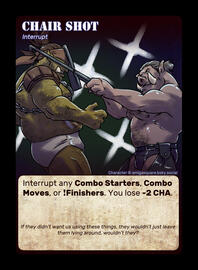 (Orctober Card Game) Chair Shot