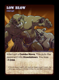(Orctober Card Game) Low Blow