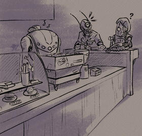 After Work at Five Eyes Coffee