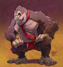 Donkey Kong Wrasslin'