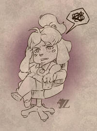 (Fanart) Isabelle Can't Even (Fanart) Isabelle Can't Even