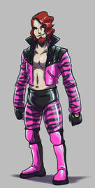 (Sketch) Pink Tiger Stripes