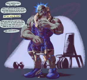 (Commission) Alone with the Goliath (with Dialogue) (@PurpleWeedyGit; Bluesky)
